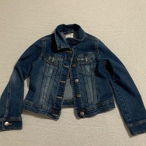 Kids blue Jean jacket sz M 7/8